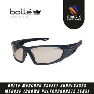 Bolle Mercuro Safety Sunglasses MERCSP (BROWN POLYCARBONATE LENS)