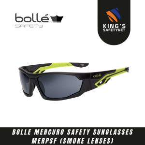 Bolle Mercuro Safety Sunglasses MERPSF (Smoke Lenses)