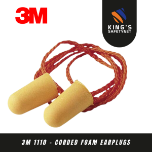 3M 1110 - Corded Foam Earplugs