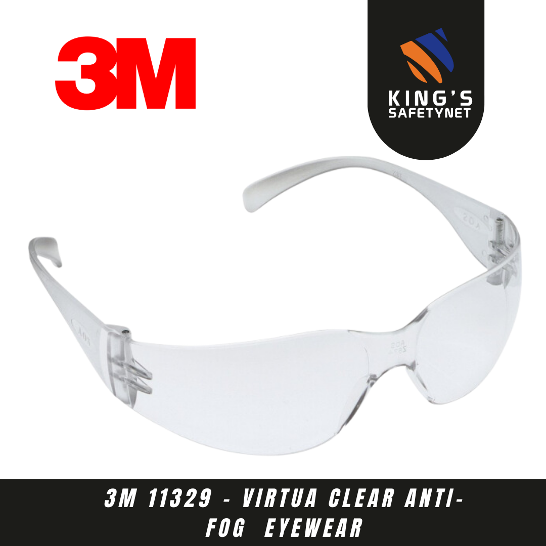 3M 11329 - Virtua Clear Anti-fog  Eyewear