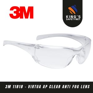 3M 11818 - Virtua AP Clear Anti Fog Lens Eyewear