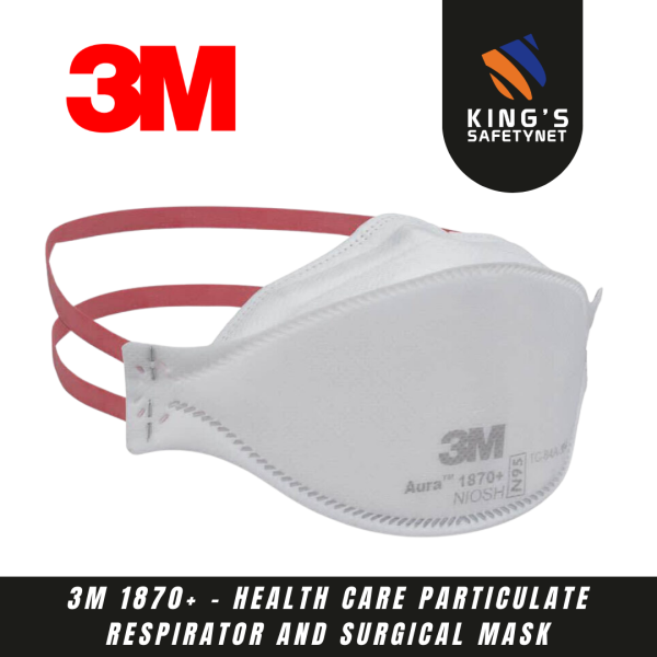 3M 1870+ - Health Care Particulate Respirator and Surgical Mask
