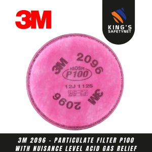 3M 2096 - Particulate Filter P100 with Nuisance Level Acid Gas Relief