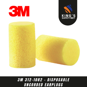 3M 312-1082 - Disposable Uncorded Earplugs