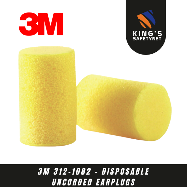 3M 312-1082 - Disposable Uncorded Earplugs