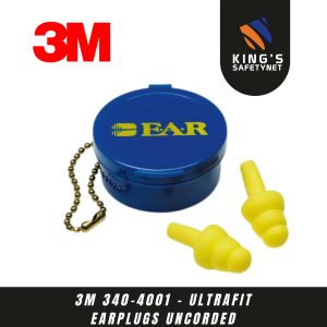 3M 340-4001 - UltraFit Earplugs Uncorded