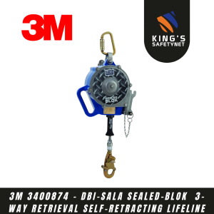 3M 3400874 - DBI-SALA Sealed-Blok  3-Way Retrieval Self-Retracting Lifeline