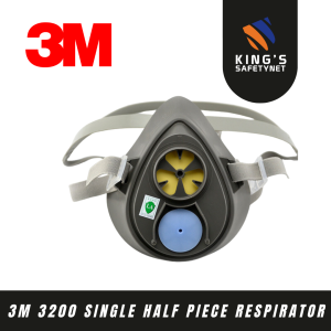 3M - 3200 -  Reusable Half Face Mask Respirator