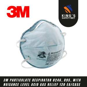 3M™ Particulate Respirator 8246, R95, with Nuisance Level Acid Gas