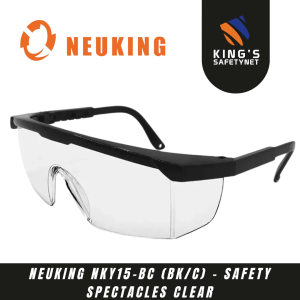NEUKING NKY15-BC (BK/C) - Safety Spectacles Clear
